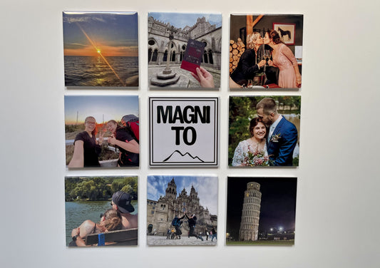 Sada 6/9 kusů fotomagnetů