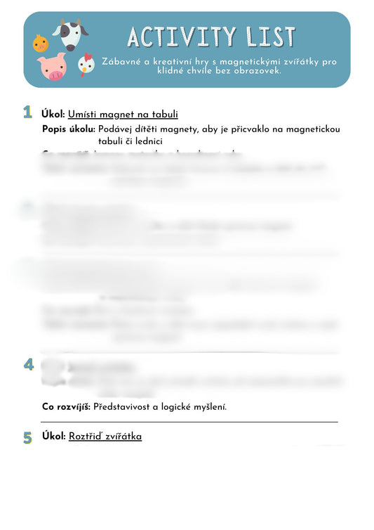 Activity list