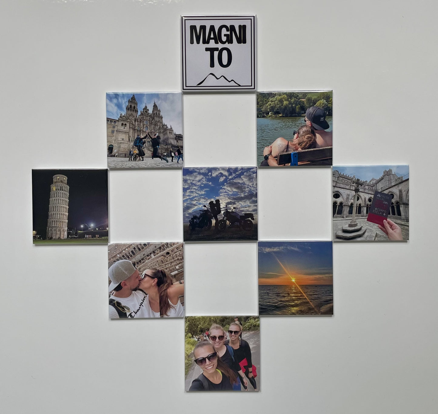 Sada 6/9 kusů fotomagnetů